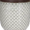 Mica Decorations bloempot Daan wit D 19 H 17,5 cm