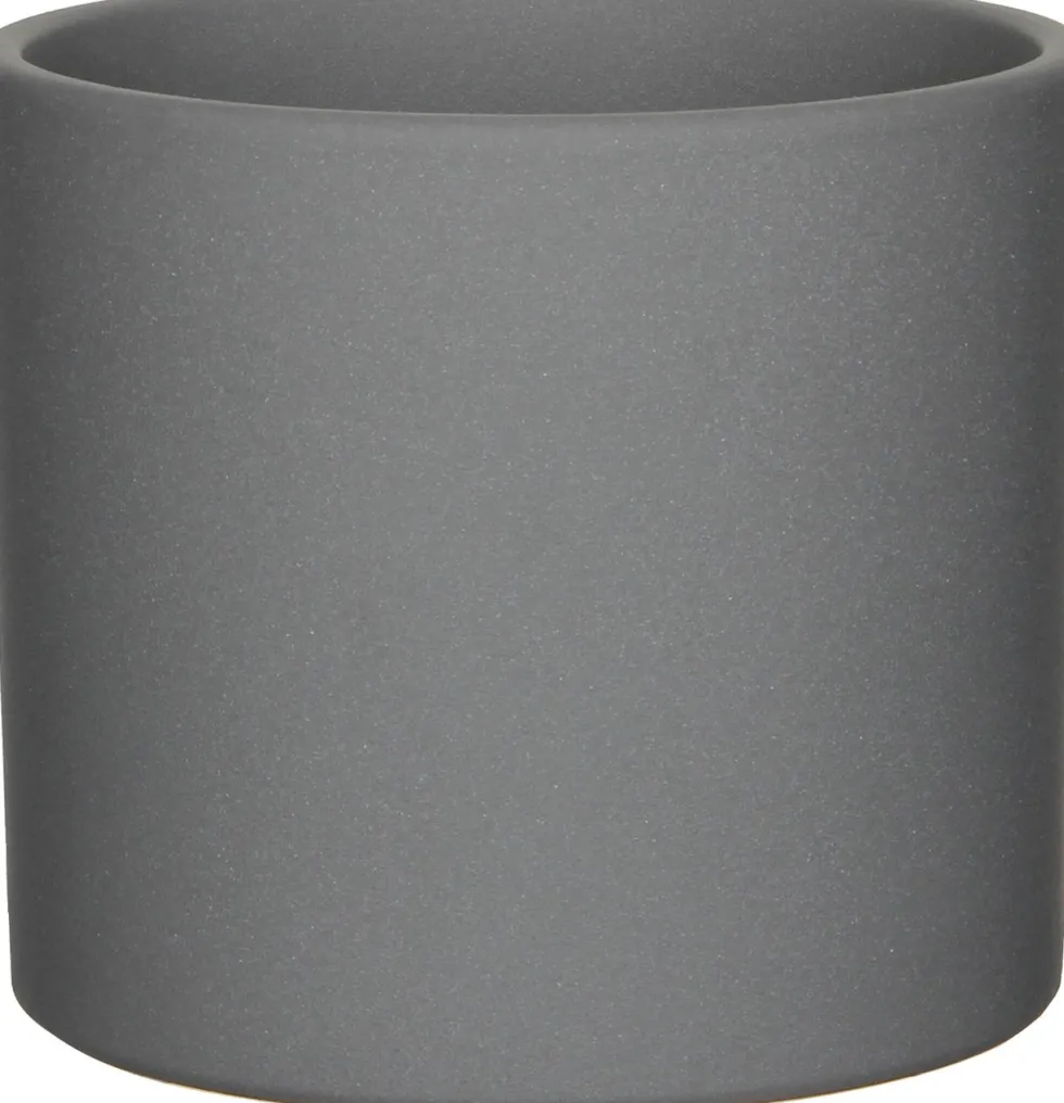 Mica Decorations bloempot Era grijs D 13,5 H 12,5 cm