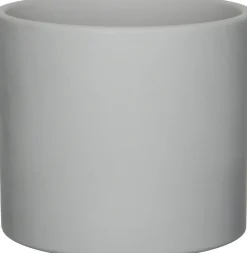 Mica Decorations bloempot Era licht grijs D 17,5 H 14,5 cm