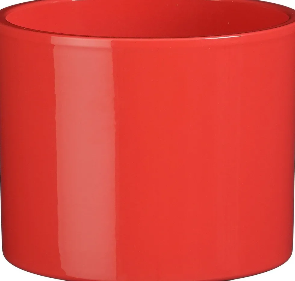Mica Decorations bloempot Era rood D 12 H 10 cm