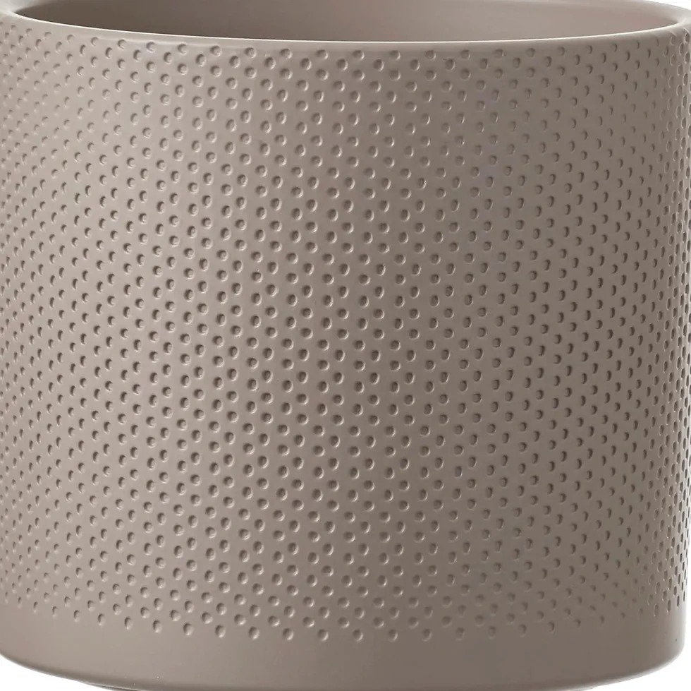 Mica Decorations bloempot Era grijs D 19,5 H 17 cm