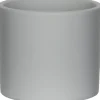 Mica Decorations bloempot Era licht grijs D 13,5 H 12,5 cm