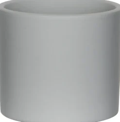 Mica Decorations bloempot Era licht grijs D 13,5 H 12,5 cm