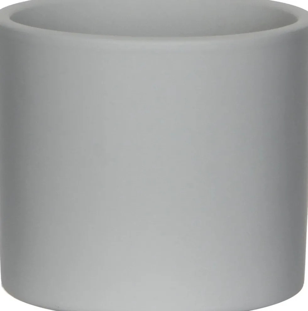Mica Decorations bloempot Era licht grijs D 13,5 H 12,5 cm