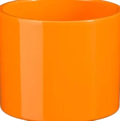 Mica Decorations bloempot Era oranje D 12 H 10 cm