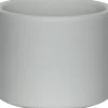 Mica Decorations bloempot Era licht grijs D 10,5 H 9 cm