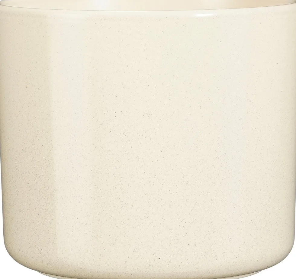 Mica Decorations bloempot Fedor beige D 22,5 H 20 cm