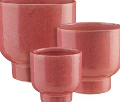 Mica Decorations bloempot Girona roze D 29 H 28,5 cm