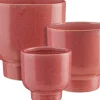 Mica Decorations bloempot Girona roze D 23 H 22,5 cm