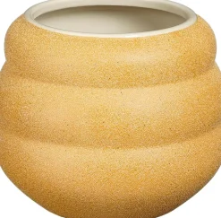 Mica Decorations bloempot Glen oker D 14 H 12 cm