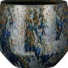 Mica Decorations bloempot Harris blauw D 29 H 26 cm