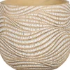 Mica Decorations bloempot Hendrick crème D 11 H 9 cm