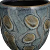 Mica Decorations bloempot Helma blauw D 15 H 14 cm