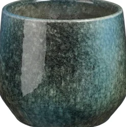 Mica Decorations bloempot Hugo blauw D 16 H 13,5 cm