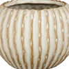 Mica Decorations bloempot Jovi wit D 12,5 H 9,5 cm
