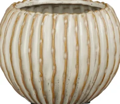 Mica Decorations bloempot Jovi wit D 14,5 H 11,5 cm