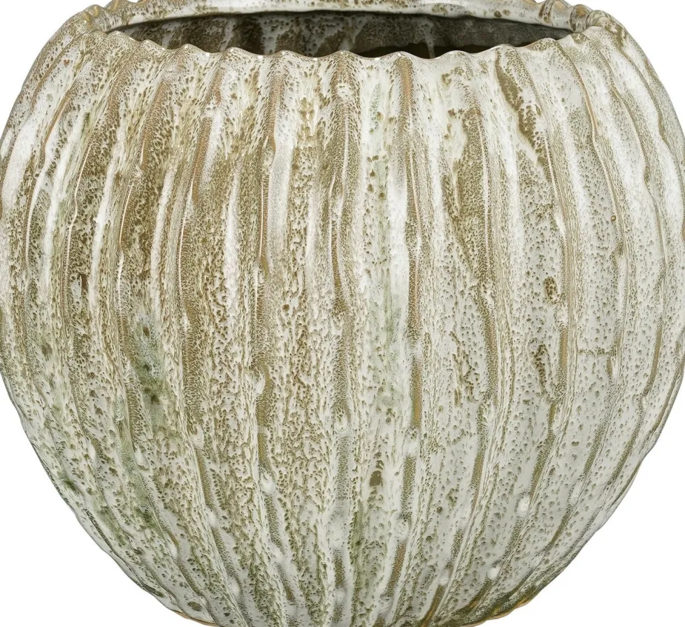 Mica Decorations bloempot Jovi groen D 28,5 H 23 cm