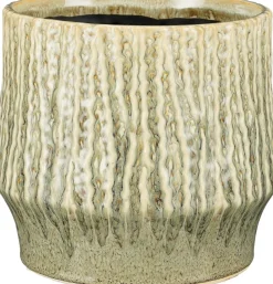 Mica Decorations bloempot Lanny groen D 21 H 18,5 cm