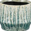 Mica Decorations bloempot Lanny blauw D 11 H 8,5 cm