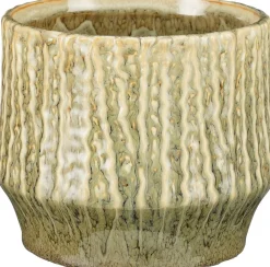 Mica Decorations bloempot Lanny groen D 15,5 H 13 cm