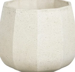 Mica Decorations bloempot Lennart crème D 20,5 H 16,5 cm