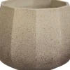 Mica Decorations bloempot Lennart taupe D 16 H 13 cm