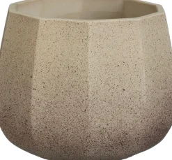 Mica Decorations bloempot Lennart taupe D 16 H 13 cm