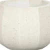 Mica Decorations bloempot Lennart crème D 14,5 H 11 cm