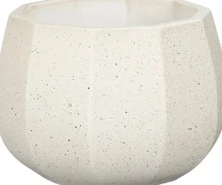 Mica Decorations bloempot Lennart crème D 14,5 H 11 cm