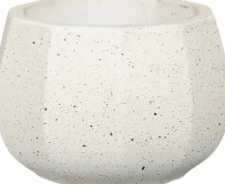 Mica Decorations bloempot Lennart crème D 9 H 6 cm
