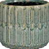 Mica Decorations bloempot Lionel blauw D 15,5 H 13,5 cm