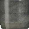 Mica Decorations bloempot Maxim antraciet D 23,5 H 22 cm