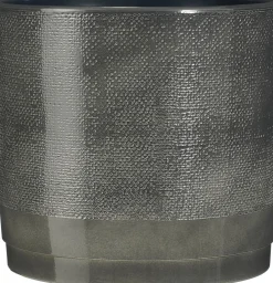 Mica Decorations bloempot Maxim antraciet D 23,5 H 22 cm