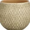 Mica Decorations bloempot Madeira crème D 18 H 18 cm
