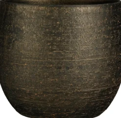 Mica Decorations bloempot Marcus goud D 29 H 25 cm