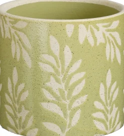 Mica Decorations bloempot Noelle groen D 11,5 H 10,5 cm