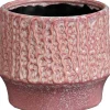 Mica Decorations bloempot op voet Lanny roze D 13 H 11 cm