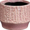 Mica Decorations bloempot op voet Lanny roze D 11 H 8,5 cm