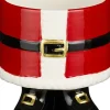 Mica Decorations bloempot op voeten Chris rood D 9,5 H 10 cm