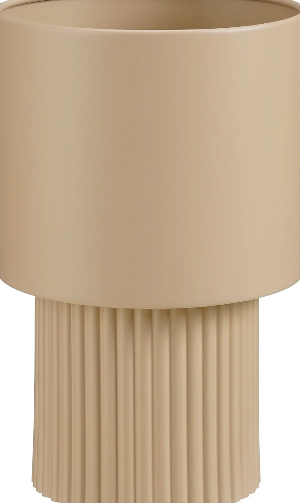 Mica Decorations bloempot op voet Lux bruin D 23 H 36 cm