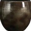 Mica Decorations bloempot Pescara zilver D 48 H 44 cm