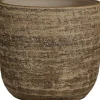 Mica Decorations bloempot Ravenna bruin D 30 H 27 cm
