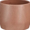 Mica Decorations bloempot Roma terracotta D 13,5 H 11 cm