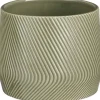 Mica Decorations bloempot Roma groen D 21,5 H 17,5 cm