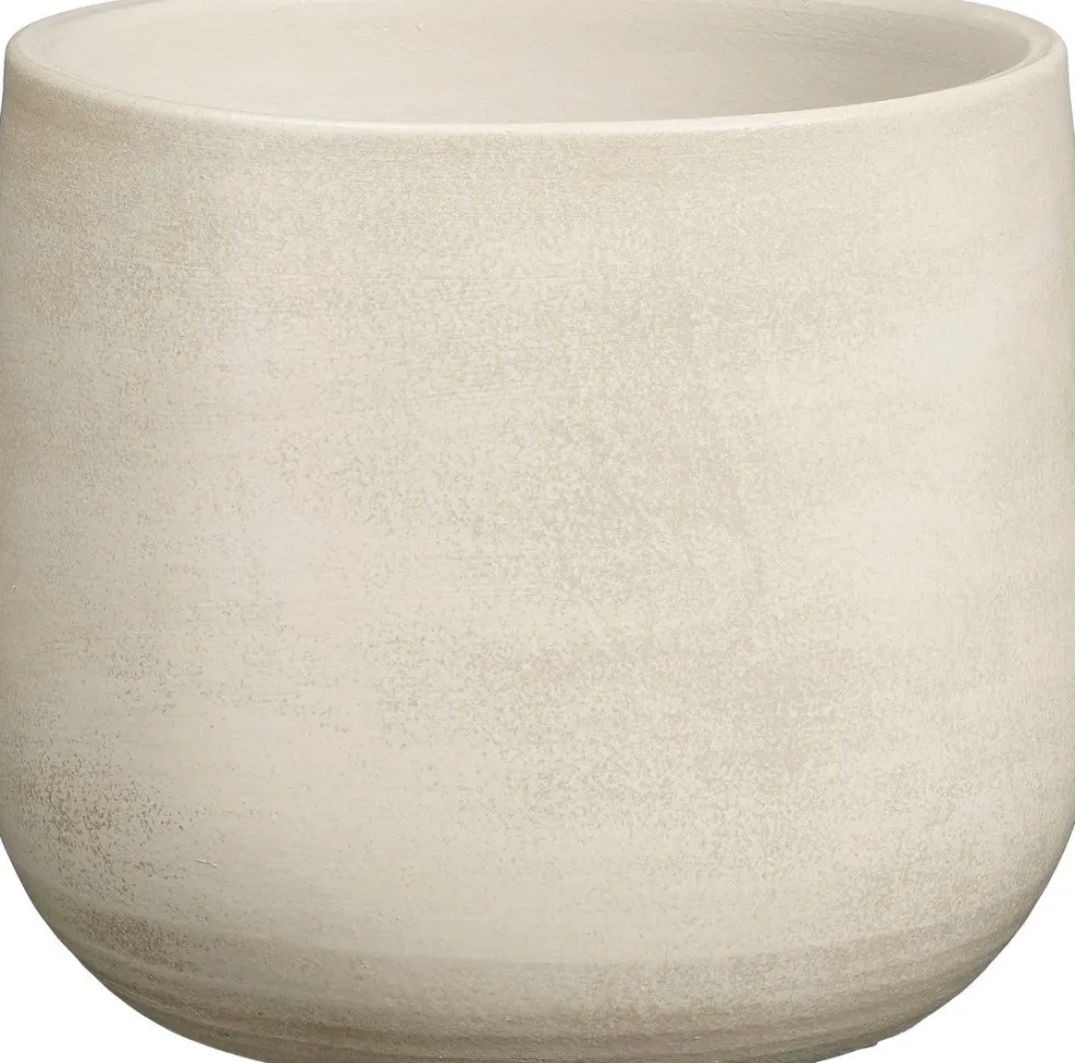 Mica Decorations bloempot Sevilla crème D 19 H 16 cm