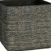 Mica Decorations bloempot Siri grijs 21,5 x 21,5 x 20,5 cm