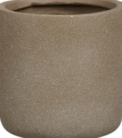 Mica Decorations bloempot Siesta taupe D 37 H 37 cm