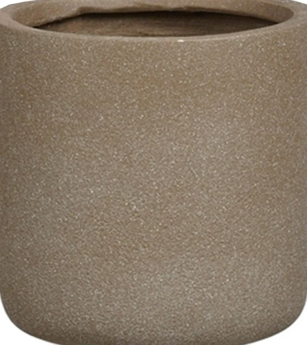Mica Decorations bloempot Siesta taupe D 37 H 37 cm