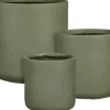 Mica Decorations bloempot Siesta groen D 30 H 30 cm