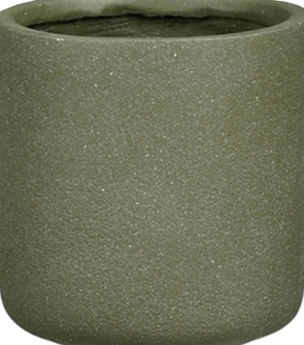 Mica Decorations bloempot Siesta groen D 30 H 30 cm